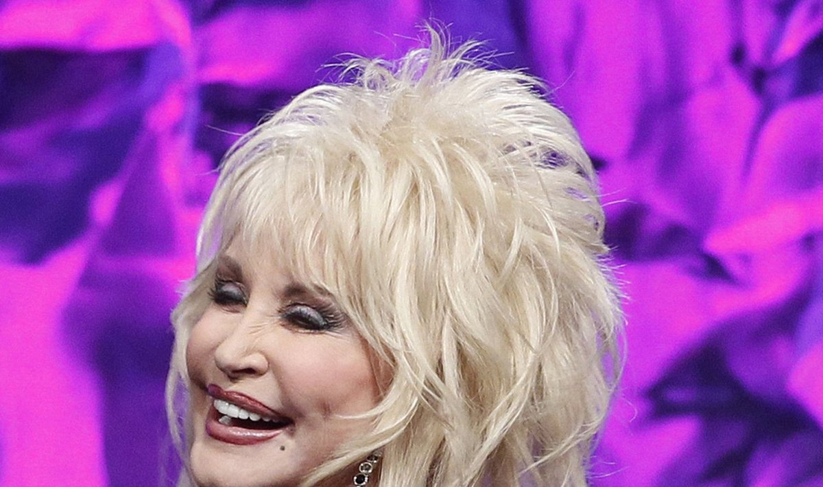 Parton is seen on stage at the 22nd annual Gay and Lesbian Alliance Against Defamation Media Awards in  Los Angeles