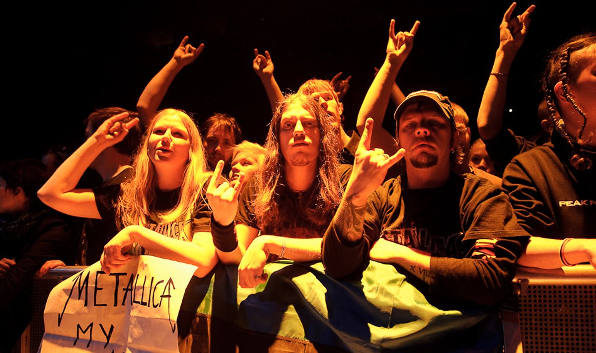 Metallica World Magnetic Tour 2010 Tallinnas.Soojendajad Gojiora ja Fear Factory