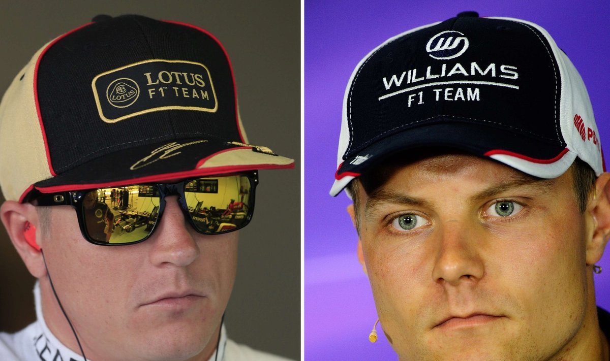 Kimi Räikkönen ja Valtteri Bottas