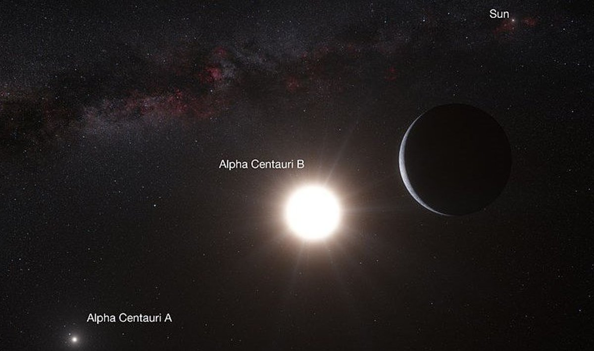 Alpha Centauri Bb kunstniku nägemuses. (Foto: ESA)