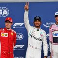 Lewis Hamilton võitis Belgia GP kvalifikatsiooni, suurüllataja kolmas