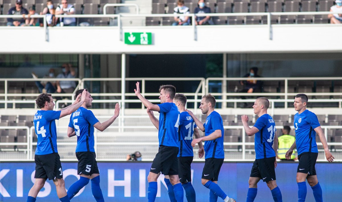 Eesti jalgpallikoondis on juunis hästi esinenud. Järjepanu alistati Leedu ja Soome. Nüüd mängitakse Lätiga Balti turniiri võidu peale.