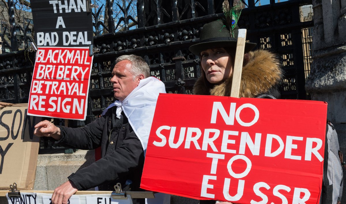 Protest Euroopa Liidu vastu Londonis