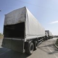 Машины третьего гуманитарного конвоя возвращаются в Россию
