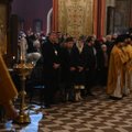 ФОТО | Последнюю литургию митрополита Евгения посетили Кылварт с супругой и Урмас Вийлма  