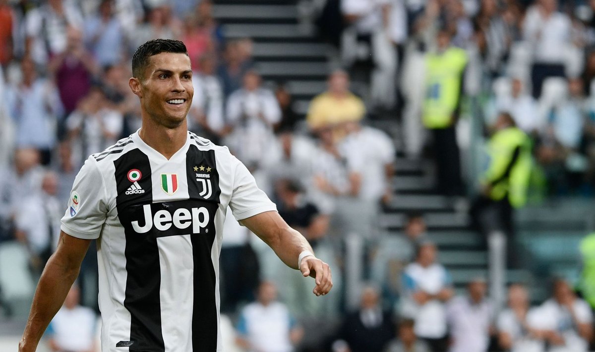 Cristiano Ronaldo pärast Juventuse väravat