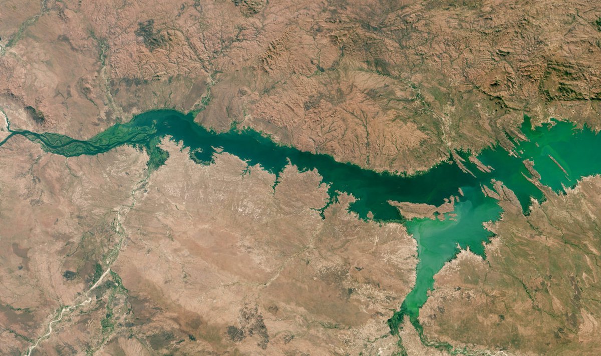 Cahora Bassa järv Mosambiigis oli üks väheseid vaadelduid, kus vetikaõitsengutega seonduv olukord oli aja jooksul hoopis paranenud.