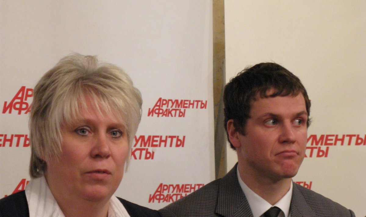 Franek Persidski 2007. aastal koos Marina Kaljurannaga