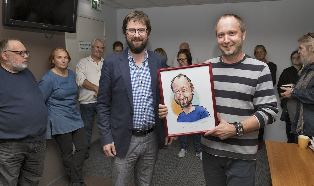 Kui Maaleht tähistas 32. sünnipäeva, kuulutas peatoimetaja Andres Eilart Maalehe laureaadiks 2019 Heiki Raudla.
