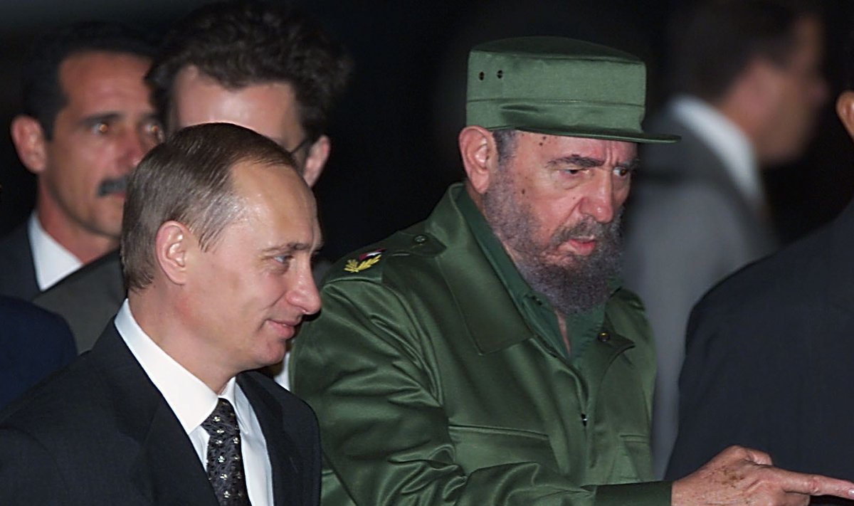 Fidel Castro ja Vladimir Putin 2000. aastal
