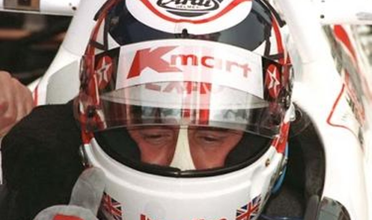 Nigel Mansell startimas indy 500 etapile.