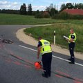 ФОТО и ВИДЕО: На шоссе Таллинн-Тарту в ДТП погибла велосипедистка
