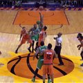 VIDEO: NBA kaks kõige lühemat mängijat sattusid üheskoos hüppepallile