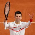 Neljandasse ringi jõudnud Djokovic on loovutanud French Openil vaid 15 geimi