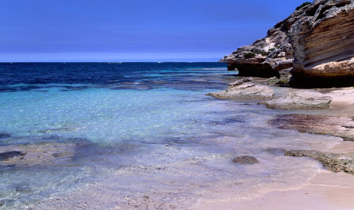 Perthi lähedal asuva Rottnesti saare rand 