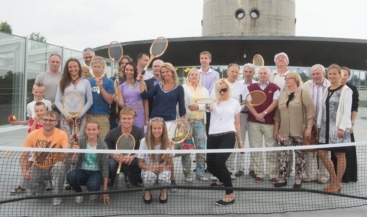 Eesti tennise 100 aastapäeva tähistamine Teletorni õuel
