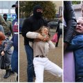 FOTOD ja VIDEOD | Tundmatud maskides mehed on asunud Minskis inimesi jõuliselt kinni pidama ja kaubikutesse tarima
