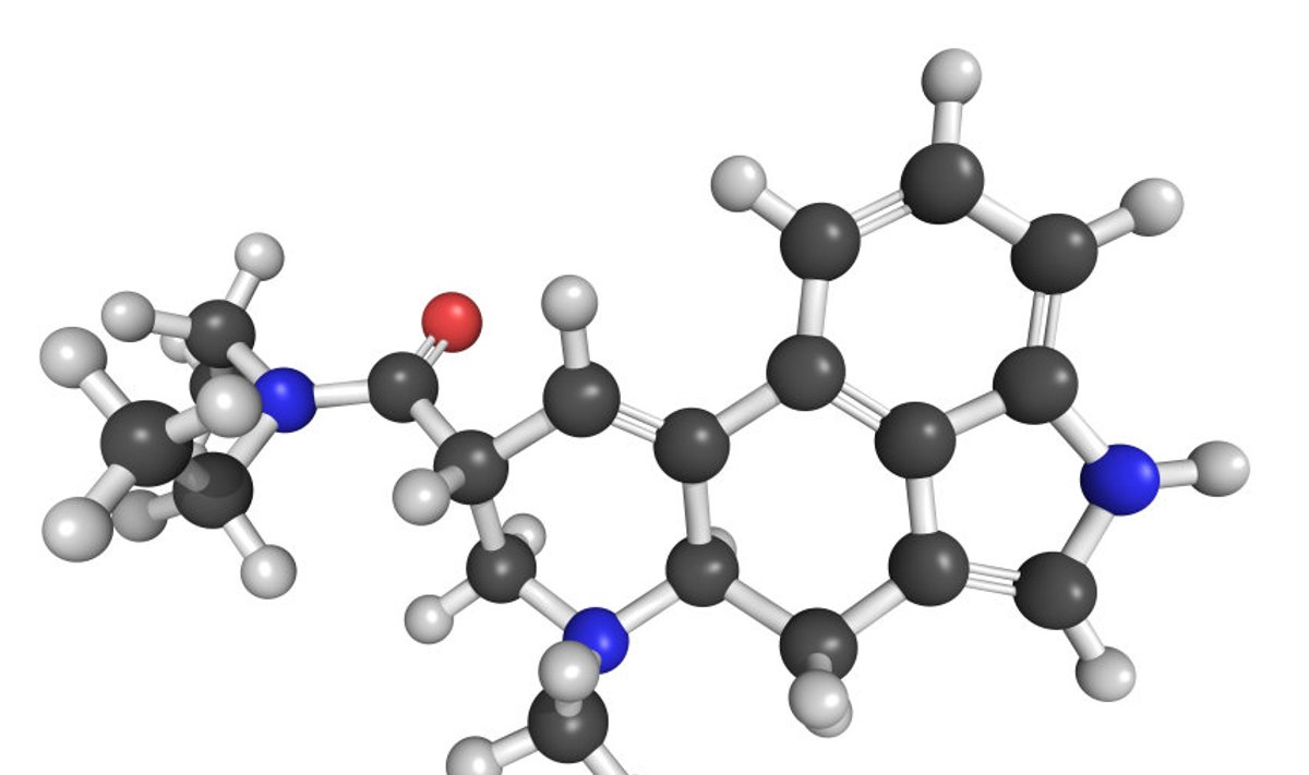 LSD molekuli struktuur