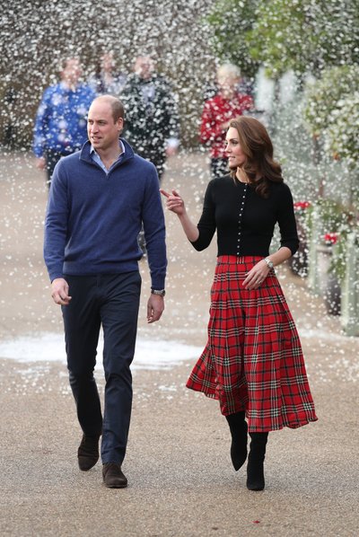 Duke and Duchess of Cambridge host Christmas party for RAF families