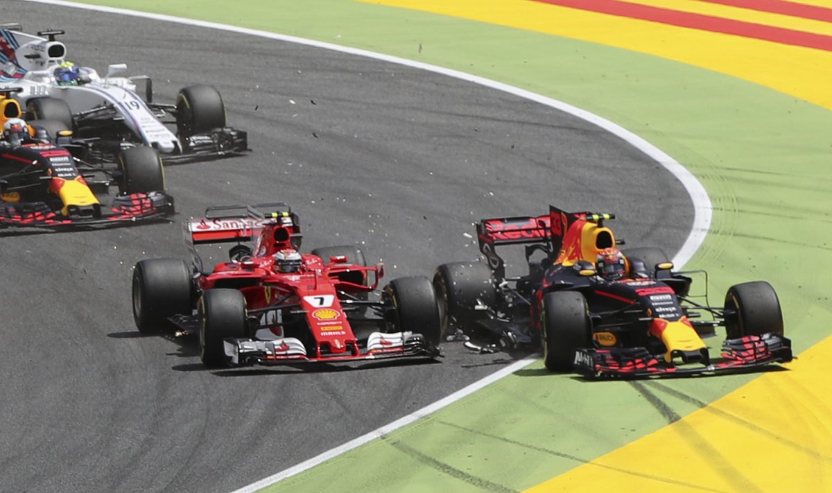 Räikköneni ja Verstappeni kokkupõrge. 