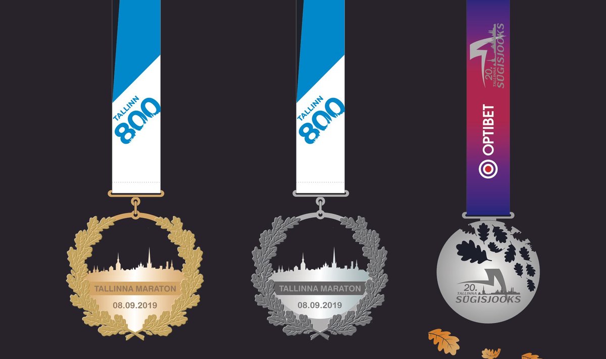 Tallinna jooksumaratoni medalid 2019