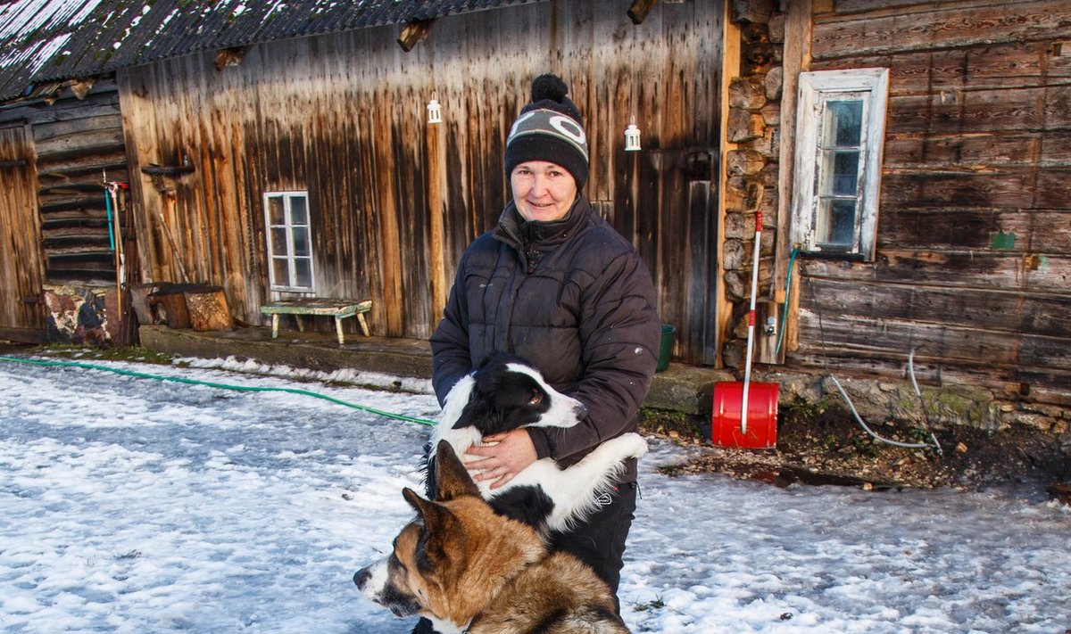 Катрин со своими собаками Минни и Кустом. Бордер-колли Минни она привезла из Норвегии