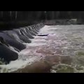 Гибель сплавлявшегося по российской реке туриста попала на видео