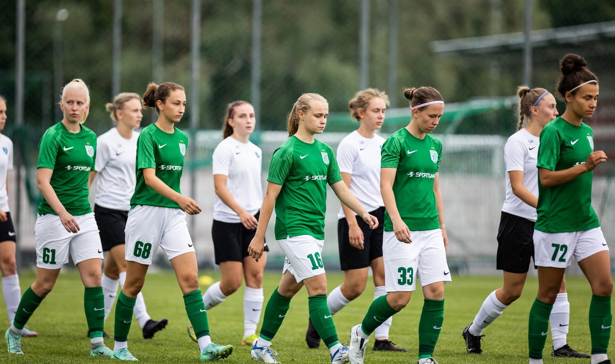 FC Flora naiskond krooniti viiendat aastat järjest Eesti meistriks.