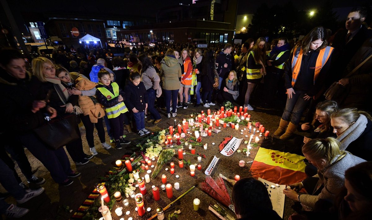 Brüsseli terrorirünnakute ohvrite mälestamine