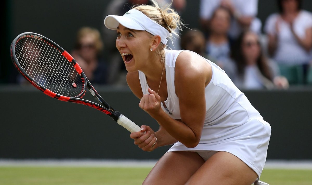 Wimbledoni poolfinalist Jelena Vesnina