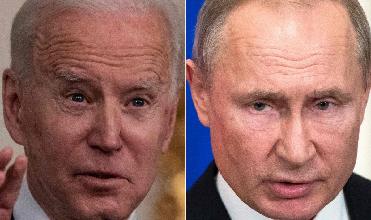 USA riigipea Joe Biden ja Vene president Vladimir Putin.