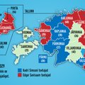 Vaata kaardilt Savisaare ja Simsoni toetuste jagunemist