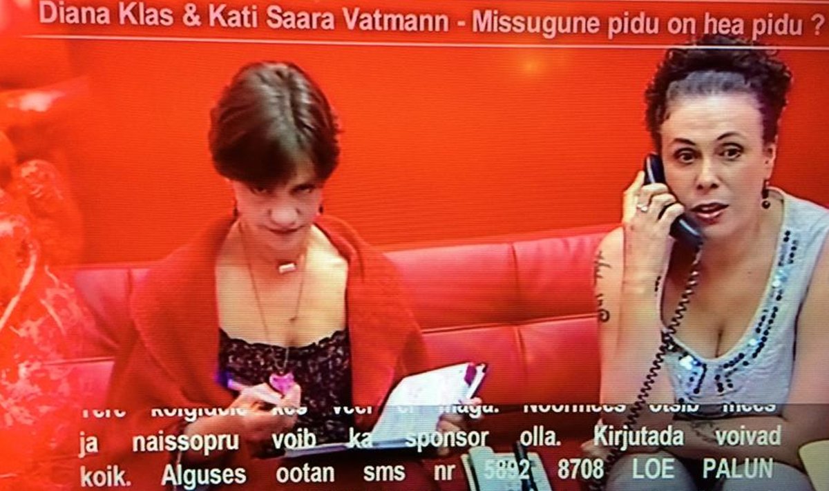 Kati Saara Vatmann ja Diana Klas öösaates