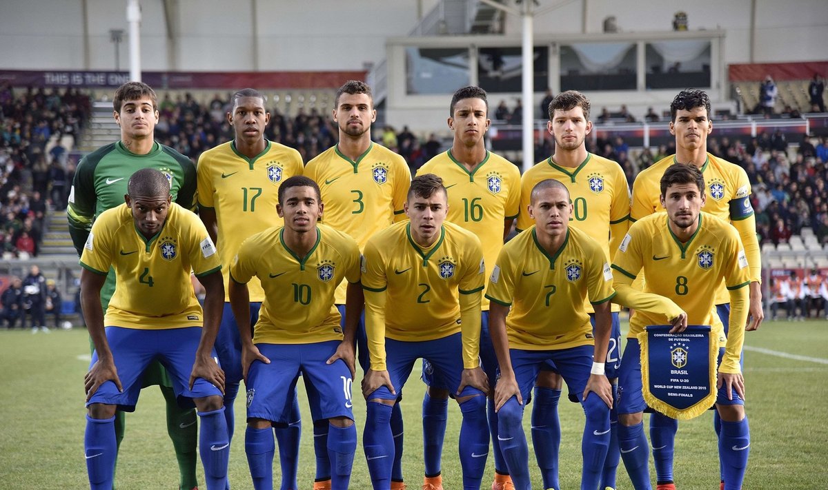 Jalgpalli U20 MM-il finaali jõudnud Brasiilia koondis