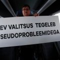 ФОТО | Представители ”забытых” предприятий протестуют против решений правительства