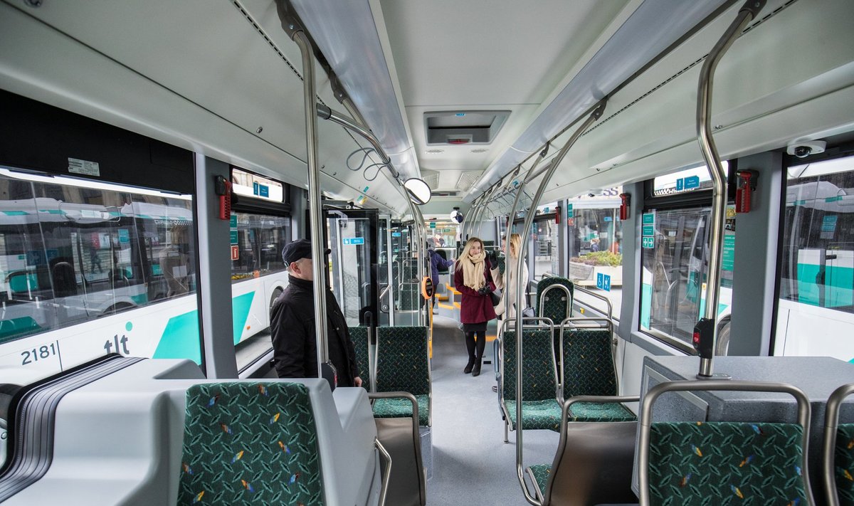 Tallinna Linnatranspordi buss, pilt on illustratiivne.