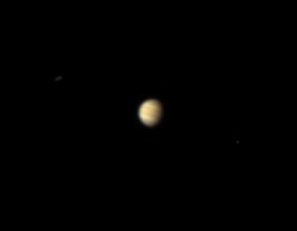 Jupiter vaadatuna Saturni poolt