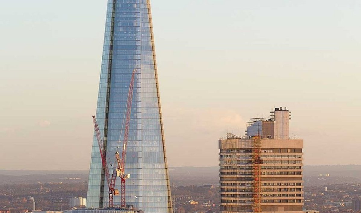 London Bridge’i torn (Renzo Piano Building Workshop) (Foto: arhitektuuribürood)