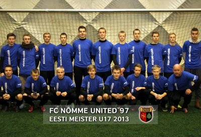 FC Nõmme Unitedi ´97 vanusegrupp. Foto: Evelyn Niit