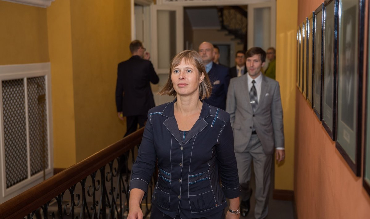 Kersti Kaljulaid riigikogus