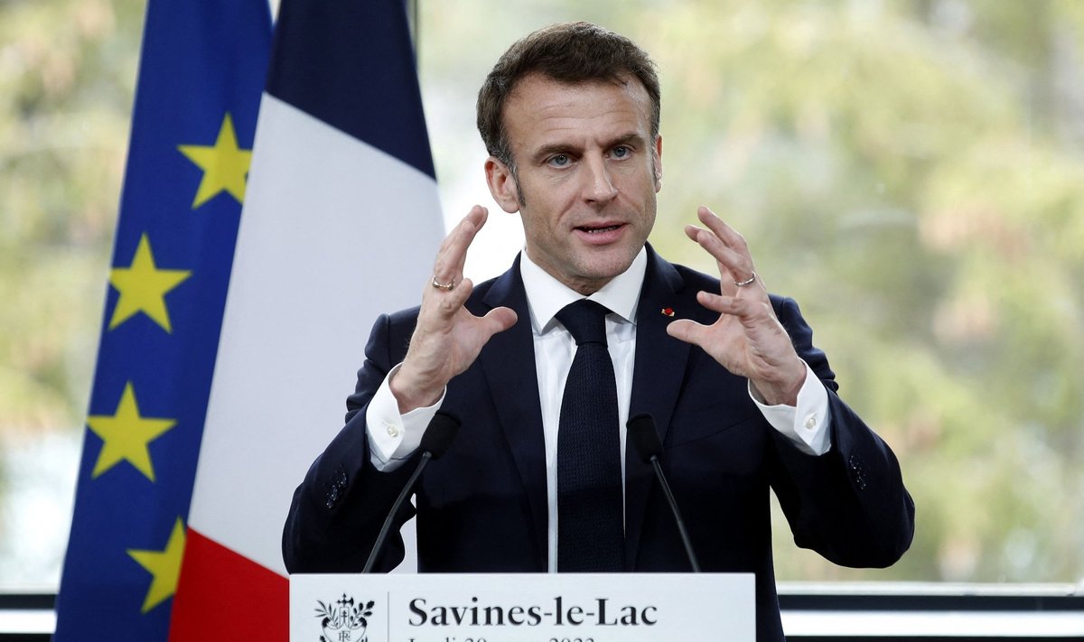 Prantsuse resident Emmanuel Macron