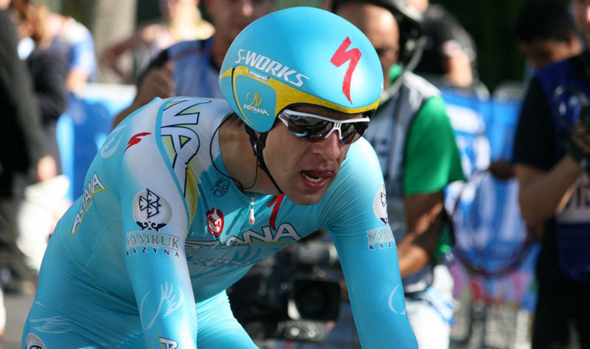 Tanel Kangert sai Astana liikmena MM-i meeskonnasõidus kuuenda koha. 