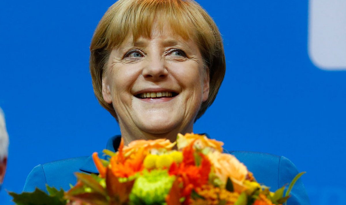 Angela Merkel säras eile pärast esialgsete valimistulemuste teada saamist. Oli ka põhjust: teda ja tema parteid toetas oodatust rohkem, 42% valijatest.		
