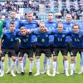 Hävinud Eesti jalgpallikoondis on endiselt EM-ile pääsust kahe võidu kaugusel