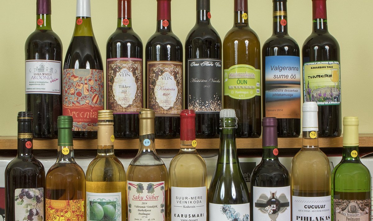 2015. aastal finaali pääsenud veinid.
