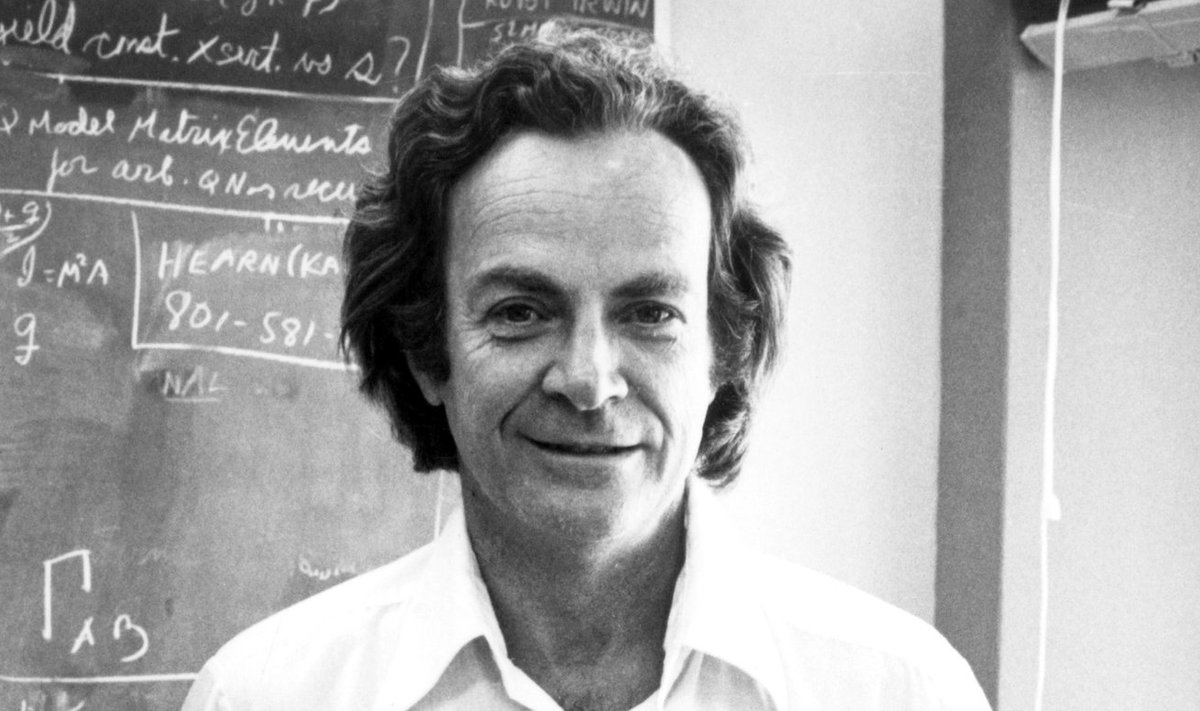 NOVA, Richard Feynman, 'The Last Journey of a Genius', 1974-. photo: Floyd Clark, 1974 / © PBS / Cou