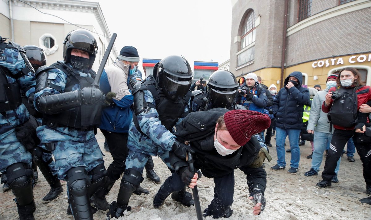 31 января, протесты в Москве
