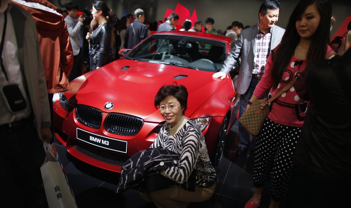 BMW Hiinas autonäitusel.