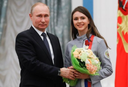 President Putin awards Russian Olympians