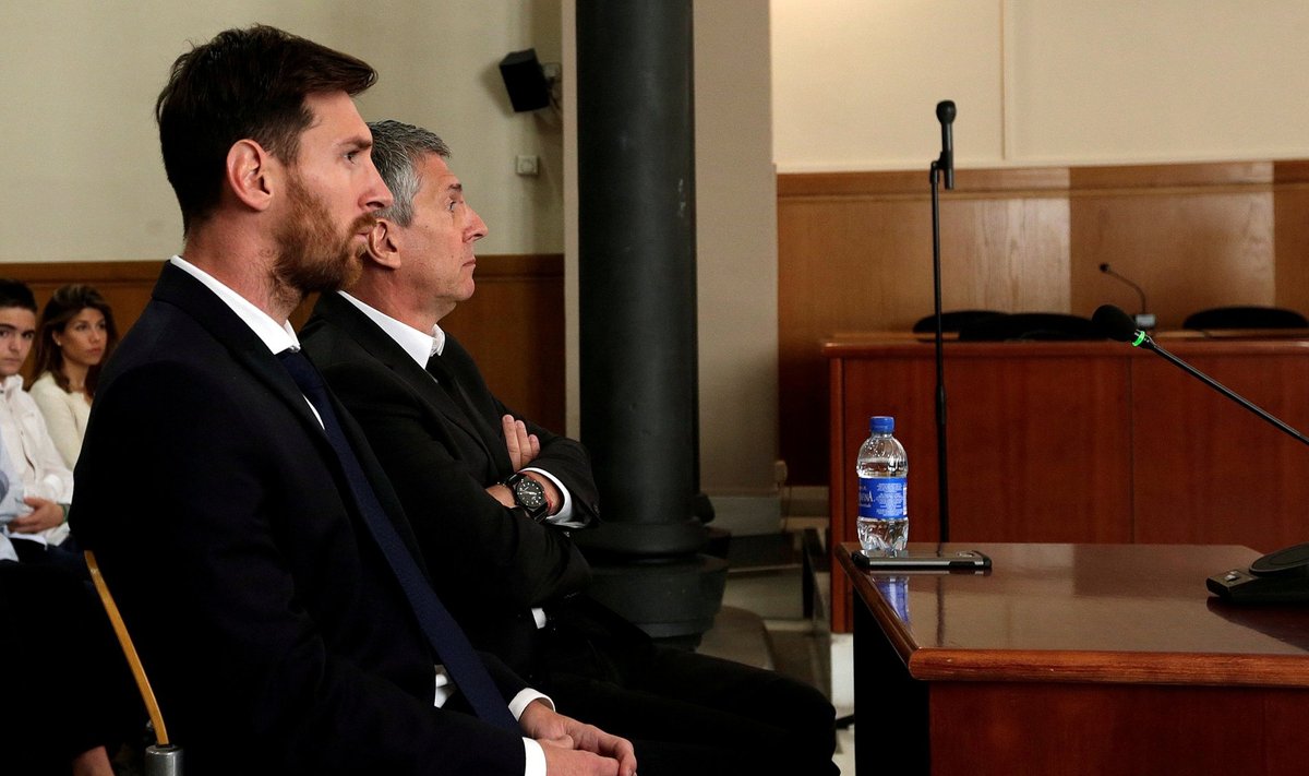Lionel Messi ja ta isa kohtupingis